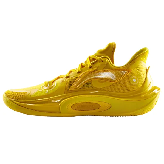 LiNing SONIC 11 Wasp Cushioning Anti Slip And Wear Resistant Low Top Basketball Shoes Men's Yellow