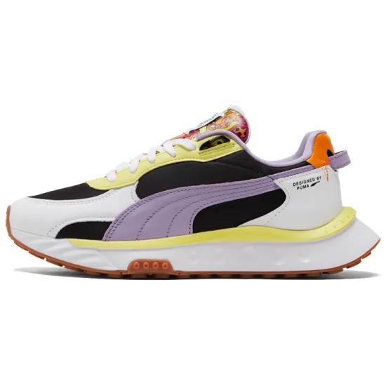 Puma Romero Britto X Wild Rider 'White Limelight Gum'