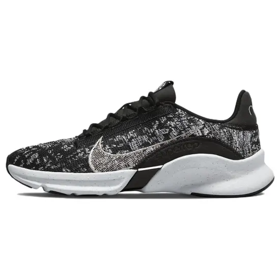 Nike SuperRep Go 3 Flyknit Next Nature Black Metallic Silver Women's