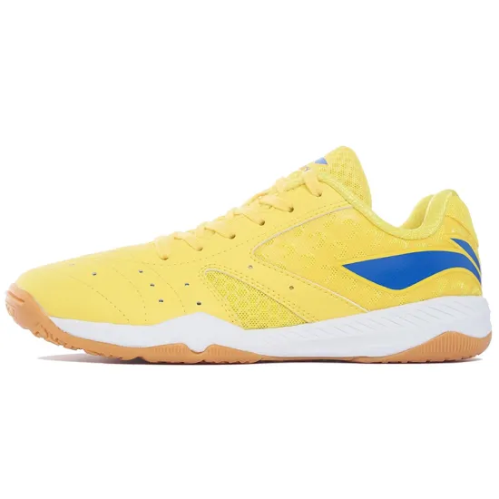 LiNing Champion Collection Cushioning Anti Slip Wear Resistant Breathability Low Top Training Shoes Unisex Yellow Blue