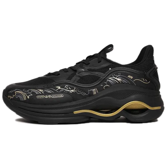 ANTA Variety Training Collection Training Shoes Men Low-Top Black Gold