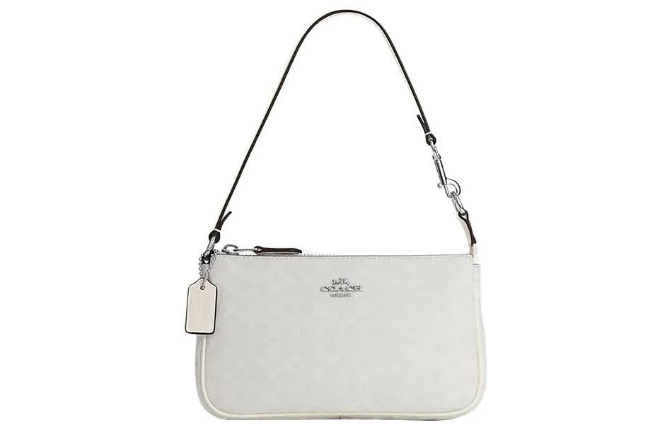 COACH Nolita PVC Shoulder Bag, Handbag, Shoulder Bag Small Women's White