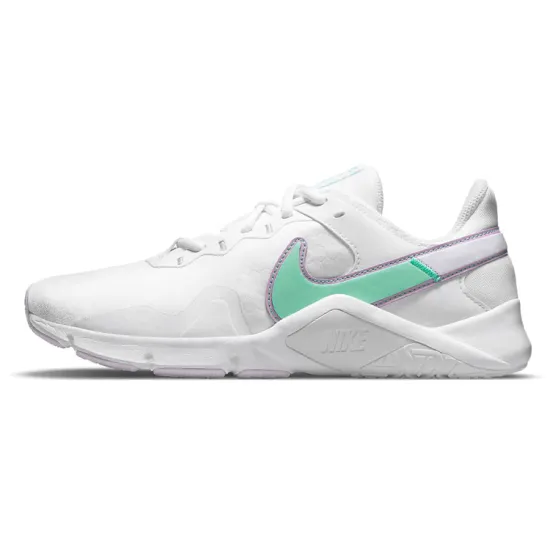 Nike Legend Essential 2 White Green Glow Women's