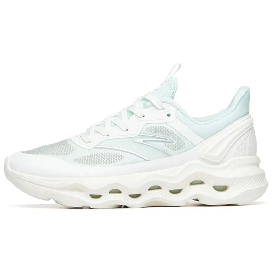 ANTA Training Shoes Women's Low-Top Ivory White/Ice Pink Blue