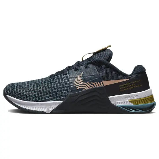 Nike Metcon 8 Armory Navy Obsidian Cerulean Arctic Orange