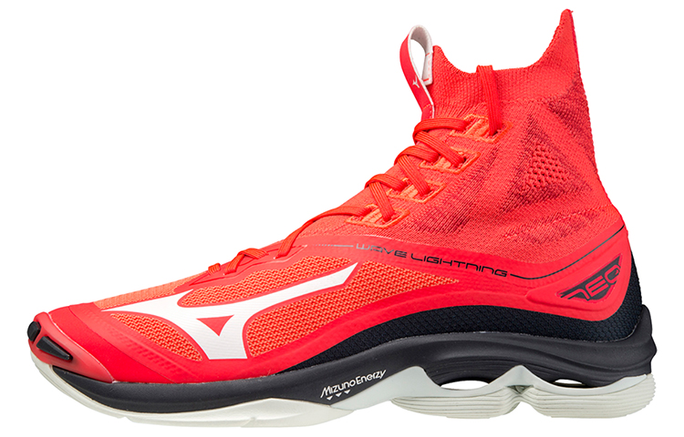 Mizuno Wave Lightning Collection Textile, Synthetic Leather Comfortable Slip Resistant, Abrasion Resistant, Breathable