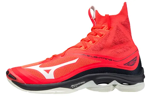 Mizuno Wave Lightning Collection Textile, Synthetic Leather Comfortable Slip Resistant, Abrasion Resistant, Breathable
