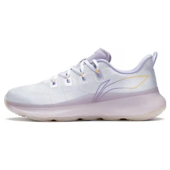 LINING Wujie 4 Training Shoes Women's Low-Top Standard White/Purple/Yellow