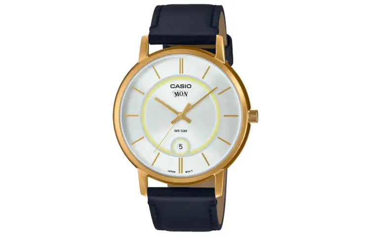 CASIO Men Standard Series Silver Watch MTP-B120GL-7A