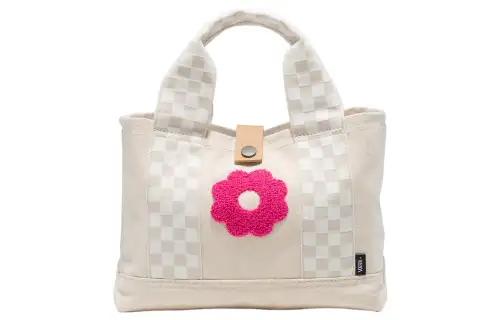 Vans Canvas Bag, Handbag Mini Women's White Pink