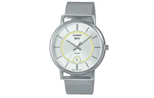 CASIO Men Standard Series Silver Watch MTP-B120M-7AV