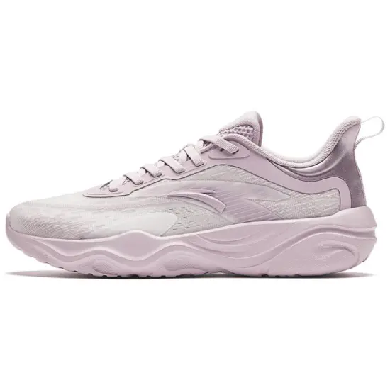 Anta Milk Sugar 2 Anti Slip Wear Resistant Low Top Training Shoes Women's Pink
