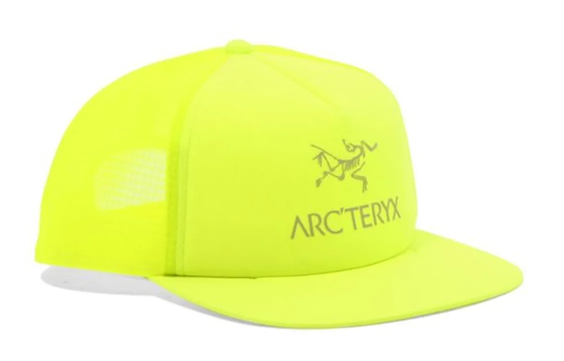 Arc'teryx Polyester Baseball Caps Unisex Yellow