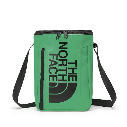 THE NORTH FACE 4L Compact And Portable Crossbody Bag, Shoulder Bag, Outdoor Bag Polyester With Nylon Green Unisex