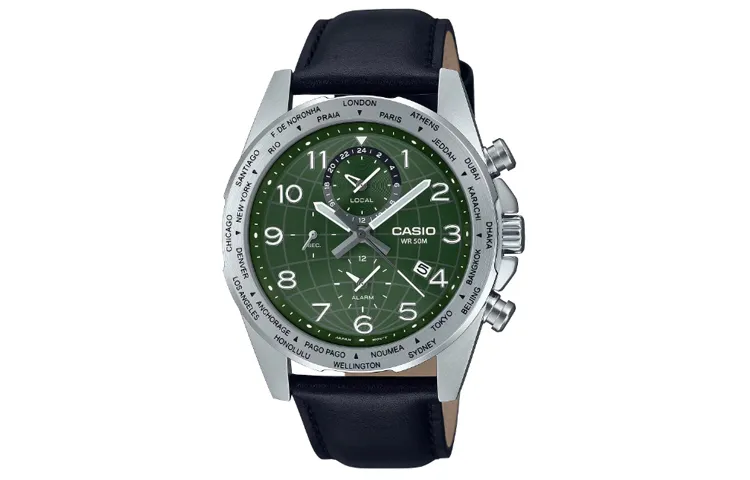 CASIO Men Standard Series Green Watch MTP-W500L-3AV