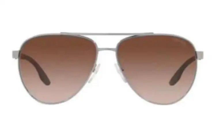 PRADA Sunglasses Men's Silver