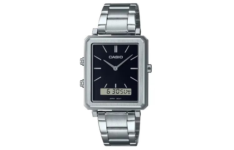 CASIO Men Standard Series Black Watch MTP-B205D-1E
