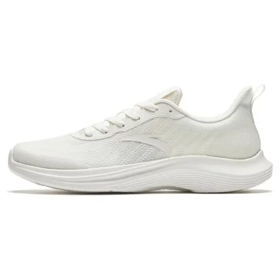 Anta Cushioning Anti Slip And Wear Resistant Low Top Running Shoes Men's White
