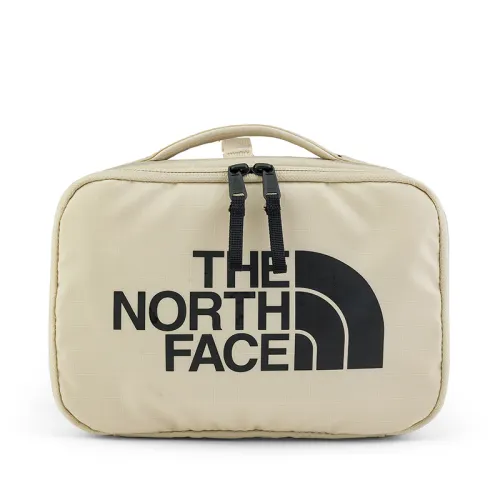THE NORTH FACE 4L Handbag Outdoor Bag Abrasion Resistant Material Khaki Unisex