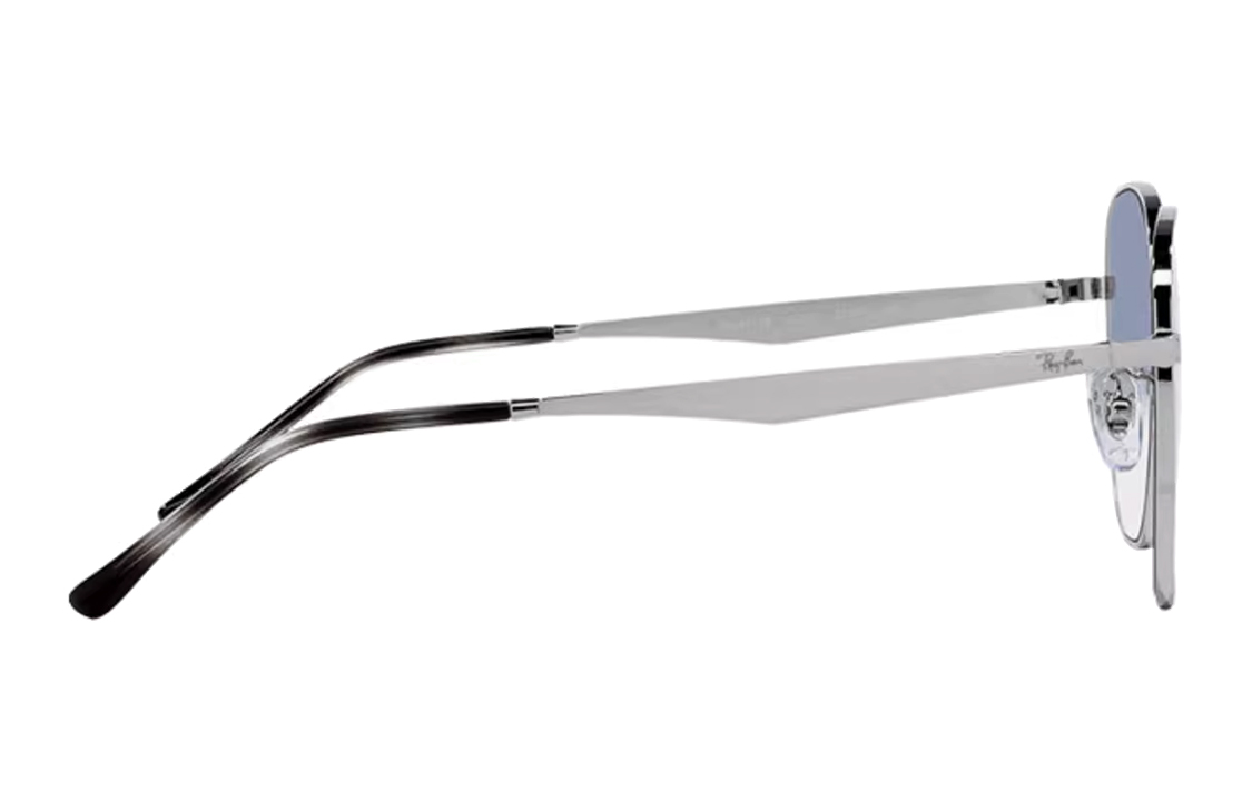 Солнцезащитные очки RayBan (серебряные) — фото 4
