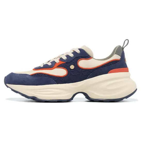 LI-NING 1990 Clouds Running Shoes Men Low-Top Yellow Blue