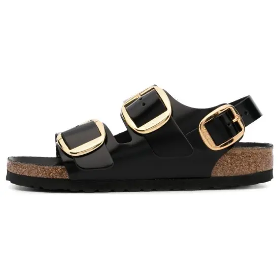 Birkenstock Milano Leather Flat Sandals Women's