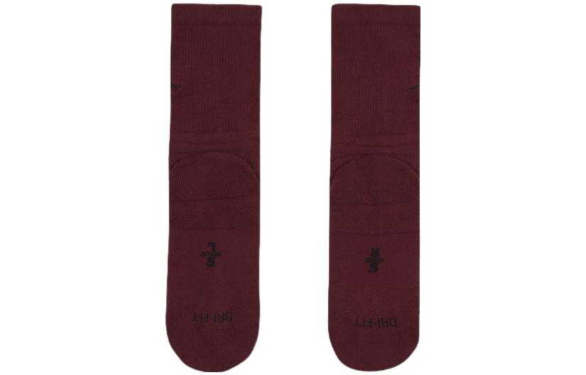 Jordan Crew Socks Men’s 1 Pack Cherrywood Red