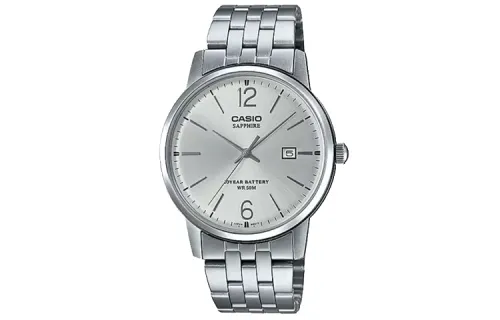 CASIO Men Silver Watch MTS-110D-7A