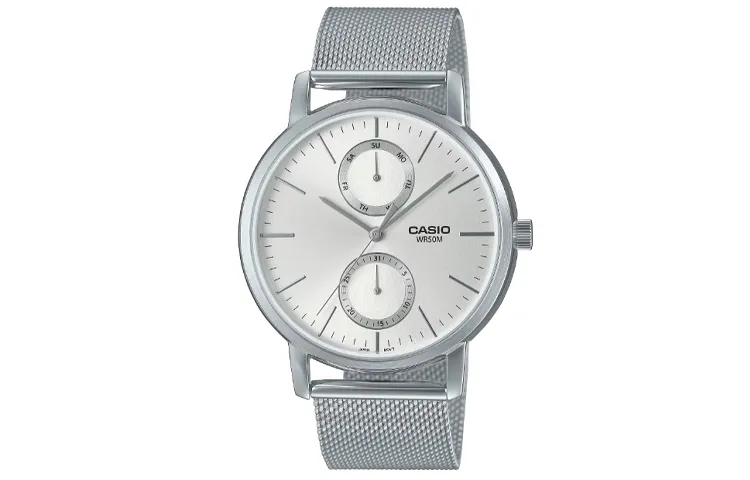 CASIO Men Standard Series Silver Watch MTP-B310M-7AV