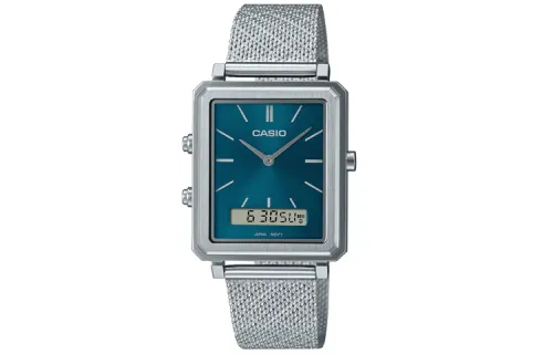 CASIO Men Standard Series Blue Watch MTP-B205M-3E