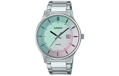 CASIO Women's Standard Series Green Watch MTP-E605D-7EV
