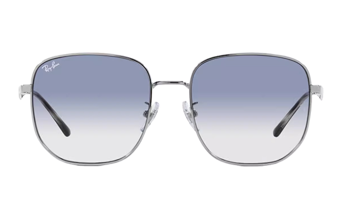 Солнцезащитные очки RayBan (серебряные) — фото 3