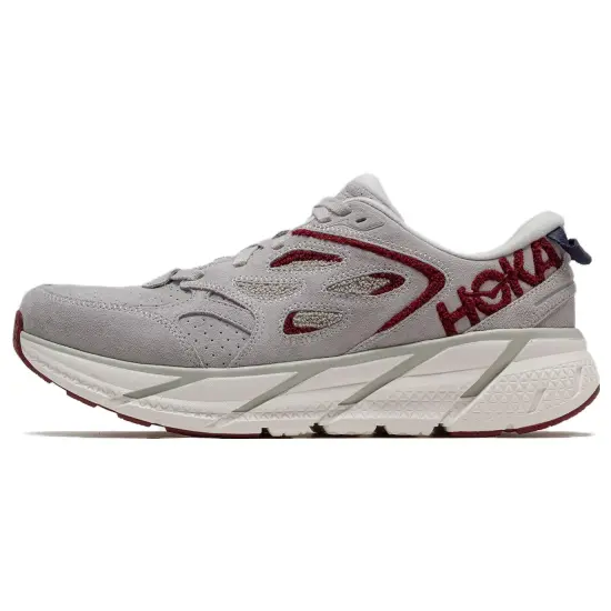 HOKA ONE ONE Clifton L Embroidery 'Lunar Rock Cabernet'