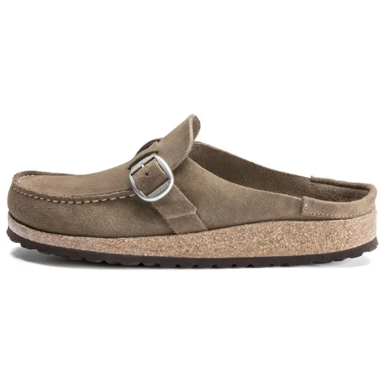 Birkenstock Buckley Suede Leather 'Gray Taupe' Women's