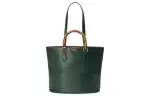 GUCCI Diana Leather Tote Bag, Shopping Bag, Shoulder Bag, Handbag Medium Women's Dark Green