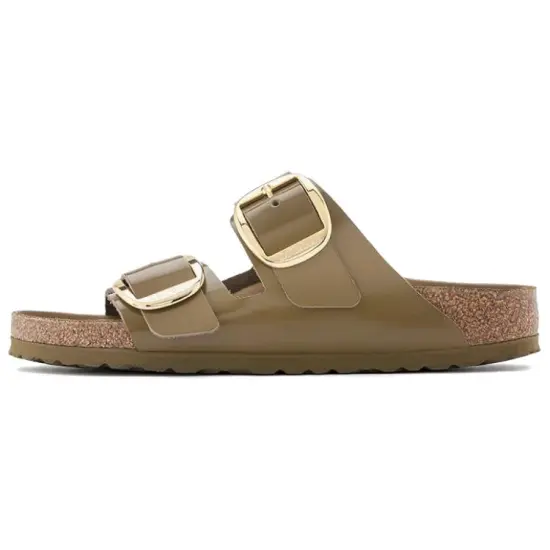 Birkenstock Double-strap Leather Slides