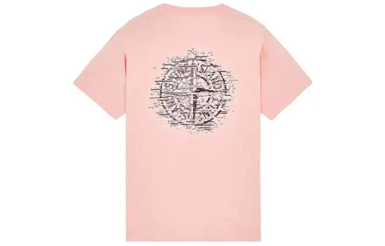 STONE ISLAND Logo Printed Crewneck T Shirt