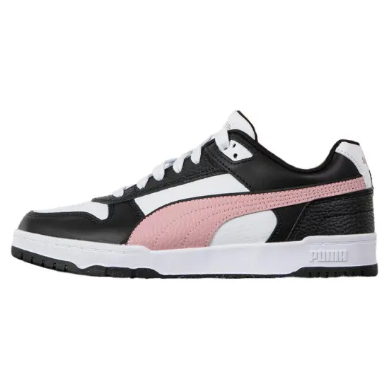 PUMA RBD Game Skateboarding Shoes Unisex Low-top Black/White/Pink