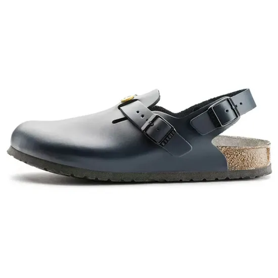 Birkenstock Tokio Esd Natural Leather Sandals 'Blue'