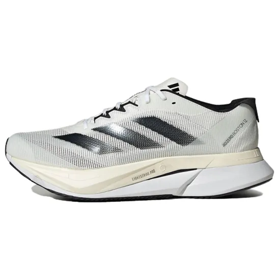 Adidas Adizero Boston 12 Cloud White Core Black Night Metallic