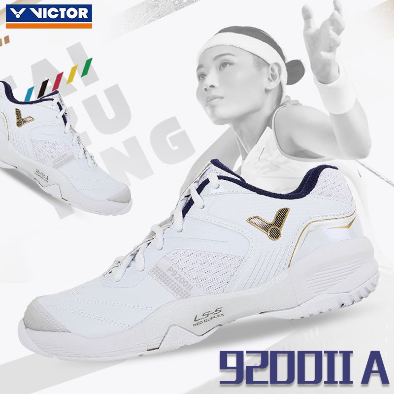VICTOR 9200II Tai Tsz Ying Cushioning, Slip Resistant, Abrasion Resistant Coverage Low top Badminton Shoes Unisex