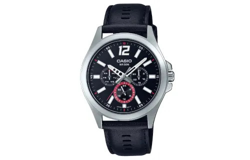 CASIO Men Standard Series Black Watch MTP-E350L-1BV