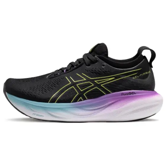 Asics Women's Gel Nimbus 25 'Black Glow Yellow'