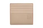 LOEWE Soft Grain Cow Leather Card Holder Men's Sand