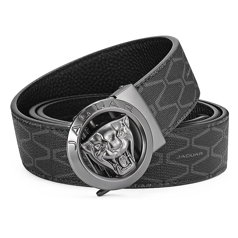 JAGUAR Leather Belts Men's 3.5cm
