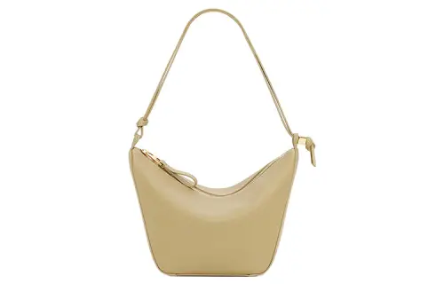LOEWE Hammock Hobo Cow Leather Hobo Bag, Handbag, Shoulder Bag Mini Women's Clay Green