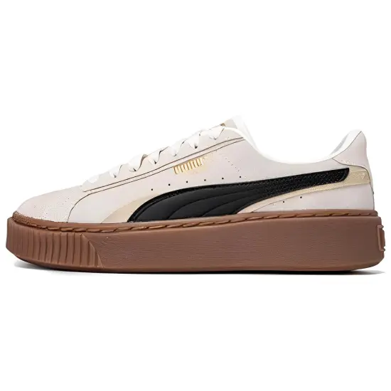 PUMA Platform Skate Shoes 'Cream Black Brown' Women's