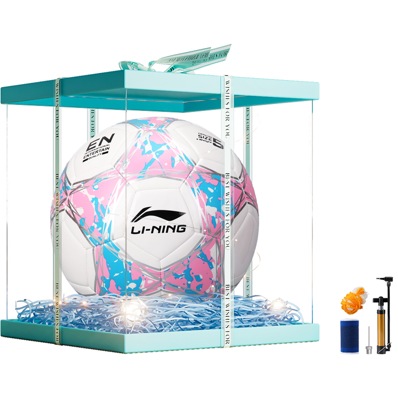 Li Ning Size 4 Soccer Ball PVC Machine Stitched Unisex