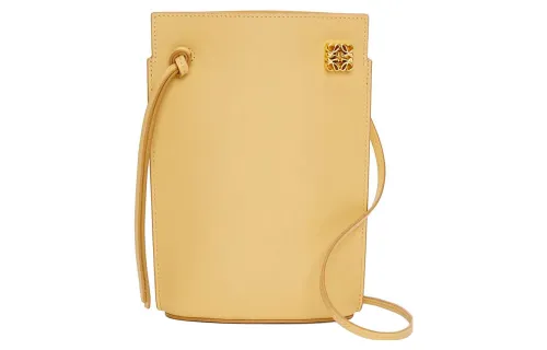 LOEWE Puzzle Cow Leather Handbag, Shoulder Bag, Crossbody Bag Women's Deep Butter