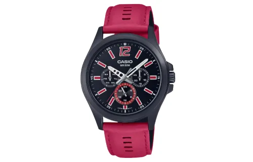 CASIO Men Standard Series 46mm Black Watch MTP-E350BL-1BV